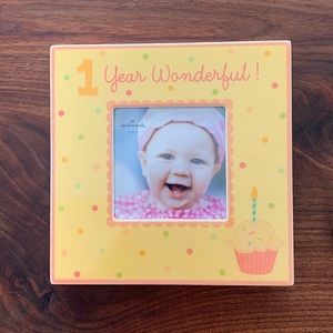 *NWT* Hallmark “1 Year Wonderful” Picture Frame